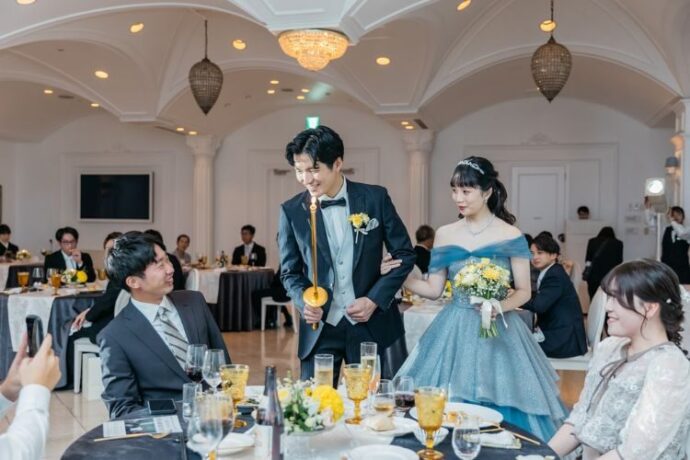 【ゲスト50～60人前後】距離が近い結婚式