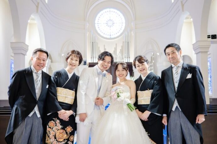 新郎新婦の家族に送る場合の電報