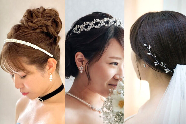 花嫁のカチューシャヘア10選♡プリンセス風や韓国風アレンジも【今週のスタスナ】
