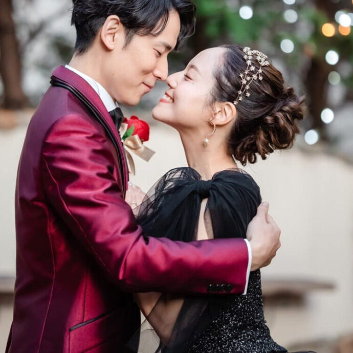 花嫁ヘア（カチューシャアレンジ）