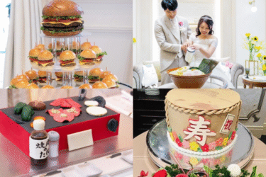 ゲストからの注目度抜群♡変わり種ウェディングケーキ10選