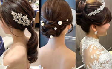 ウェディングドレスに似合う♡ヘアアクセサリーを使ったアレンジ10選【今週のスタスナ】