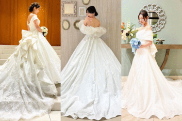 気品ある輝きは永遠の憧れ♡サテンのウェディングドレス10選【今週のスタスナ】