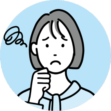 困り顔の女性1