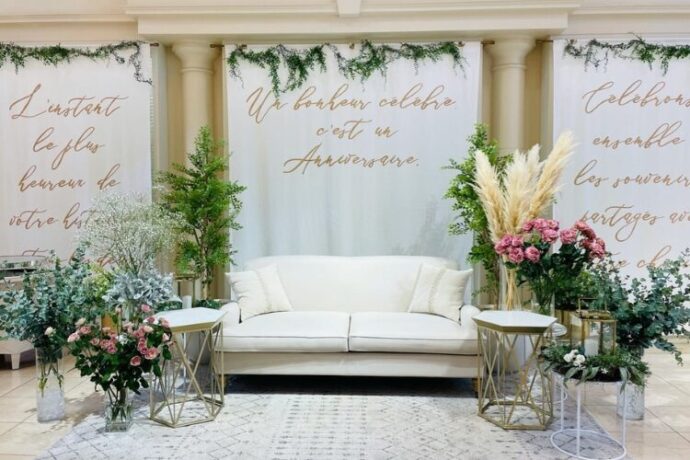 ⑥多種類のグリーンで飾るナチュラルコーディネート