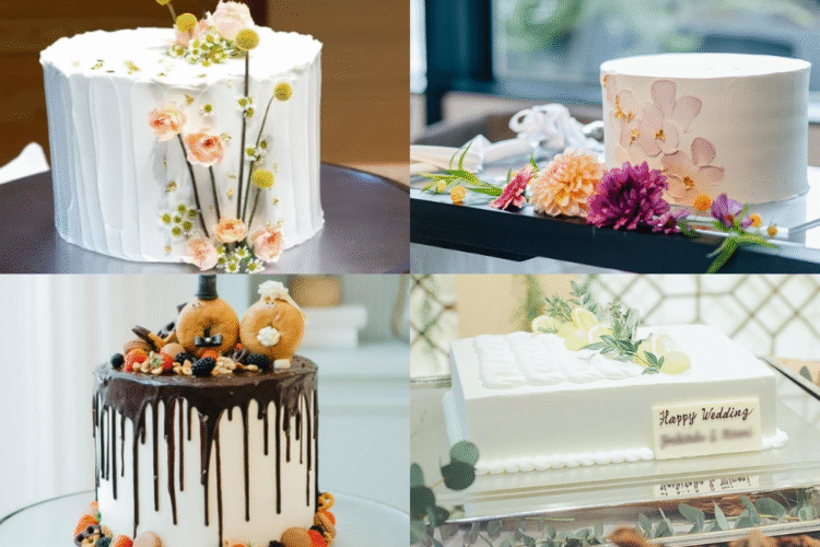 おしゃれな一段ウェディングケーキ♡シンプル/スクエア/高め円柱などおすすめ6選【今週のスタスナ】