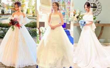 Aラインの人気ウェディングドレス♡袖ありやオフショルダーなどおすすめ6選【今週のスタスナ】