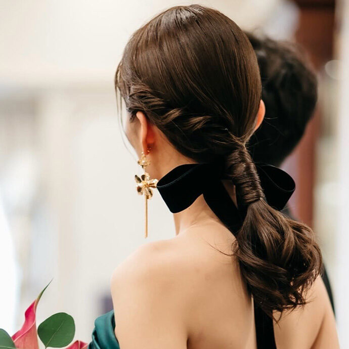 ヘアアレンジ＿ローポニー②