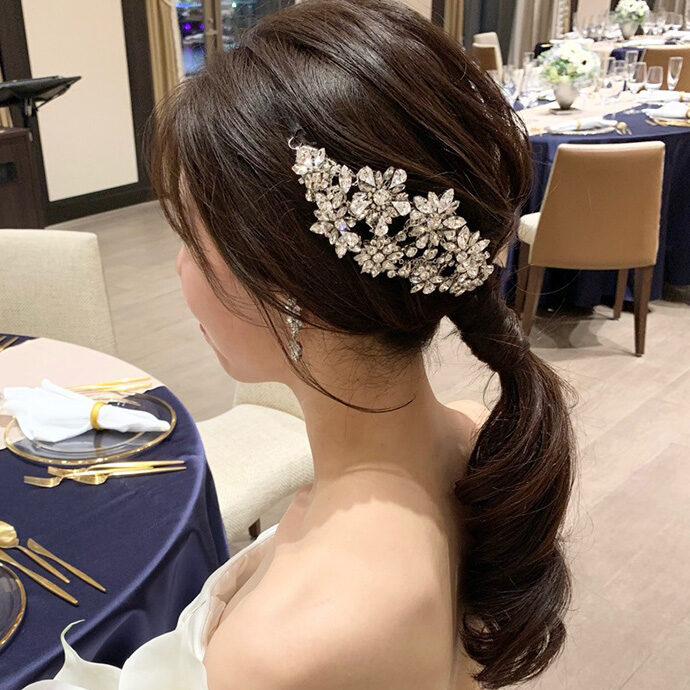 ヘアアレンジ＿ローポニー③