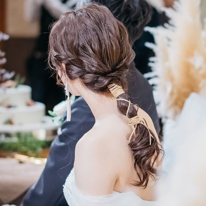 ヘアアレンジ＿ローポニー⑥