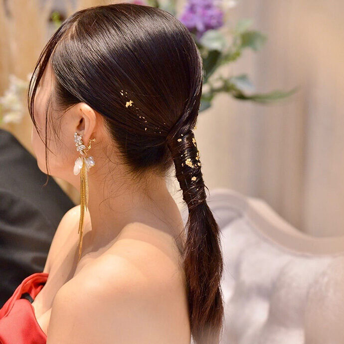 ヘアアレンジ＿ローポニー⑦