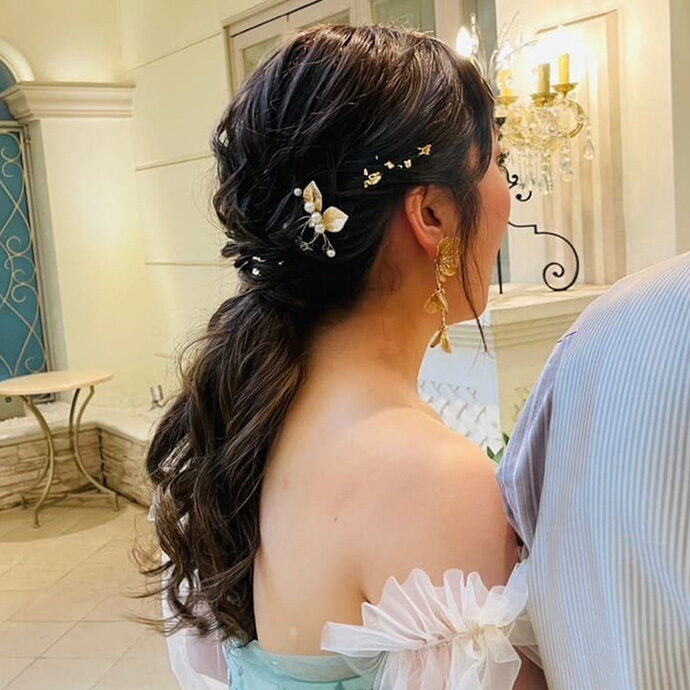 ヘアアレンジ＿ローポニー⑩