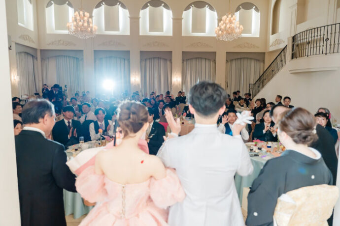 フォーマルな結婚式披露宴