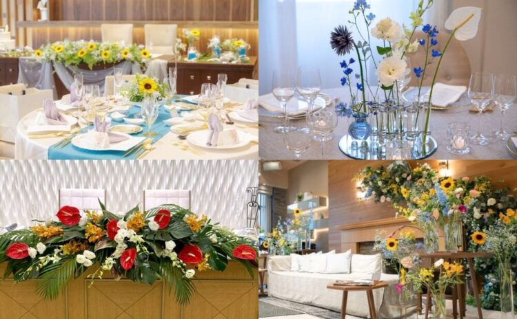 夏の結婚式におすすめ装花コーディネート6選！メインテーブルからゲストテーブルまで【今週のスタスナ】