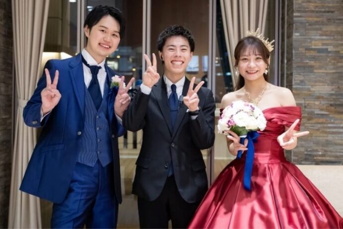 プロデューサーの幸せあふれるなかよしショット_アニヴェルセル みなとみらい横浜