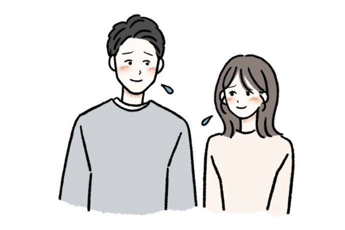 結婚のプレッシャーから少し距離を置くイラスト