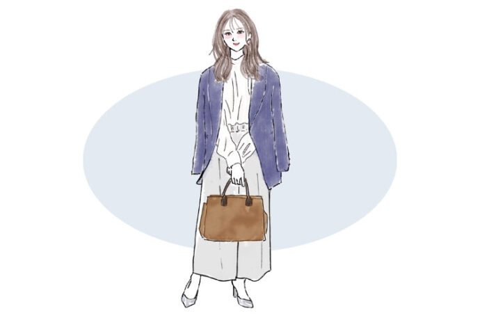 きれいめスタイルの女性イラスト