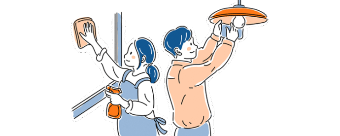 部屋の掃除