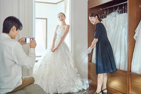 ドレス展示+試着